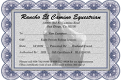 Gift Certificate